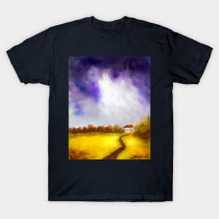 Dramatic light country landscape T-Shirt